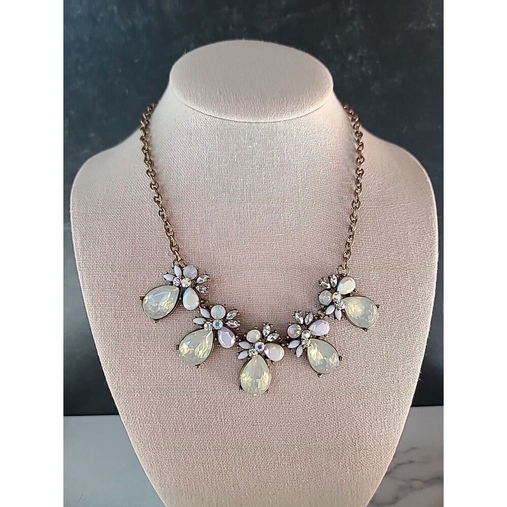 Vintage Rhinestone Statement Adjustable Necklace